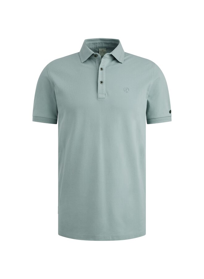 CPSS2505894 5225 Cast Iron Short sleeve polo essential fine pique slim Slate