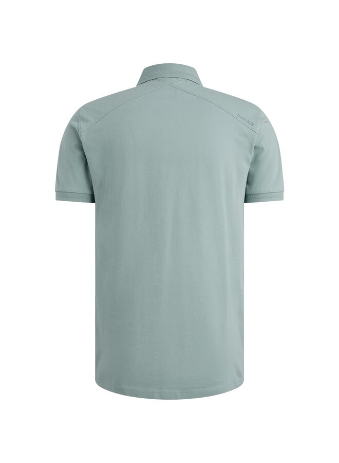 CPSS2505894 5225 Cast Iron Short sleeve polo essential fine pique slim Slate