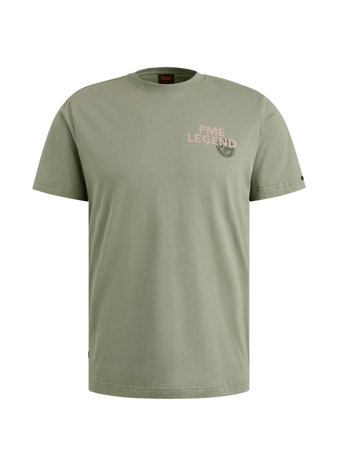 PTSS2505571 6170 PME Legend Short sleeve r-neck single jersey digital print Shadow