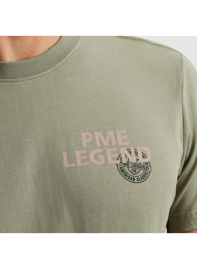 PTSS2505571 6170 PME Legend Short sleeve r-neck single jersey digital print Shadow