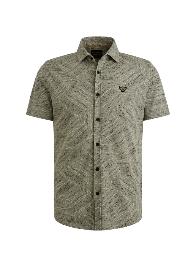 PSIS2505229 6170 PME Legend Short Sleeve Shirt Print on Jersey Pique Shadow