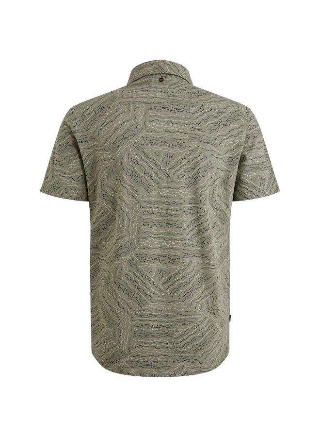 PSIS2505229 6170 PME Legend Short Sleeve Shirt Print on Jersey Pique Shadow