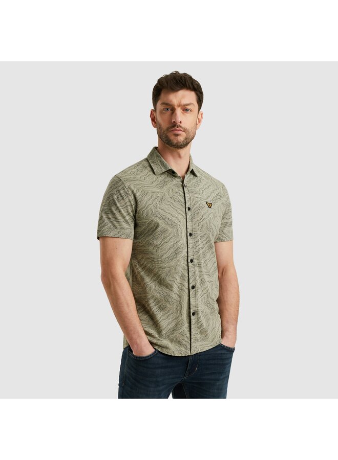 PSIS2505229 6170 PME Legend Short Sleeve Shirt Print on Jersey Pique Shadow