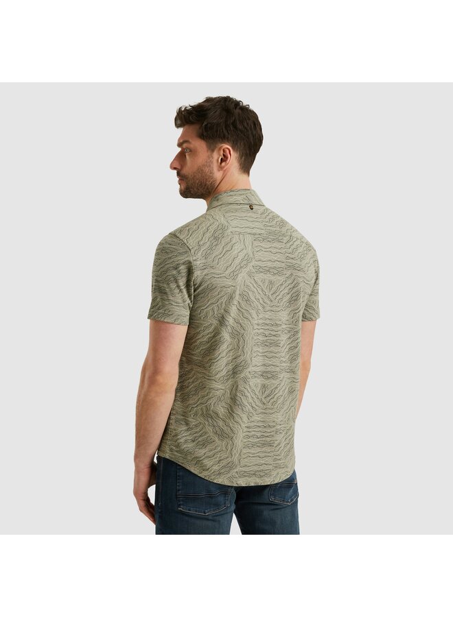 PSIS2505229 6170 PME Legend Short Sleeve Shirt Print on Jersey Pique Shadow