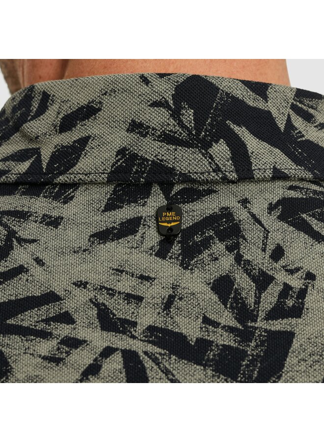 PSIS2505228 5281 PME Legend Short Sleeve Shirt Print on Jersey Pique Salute