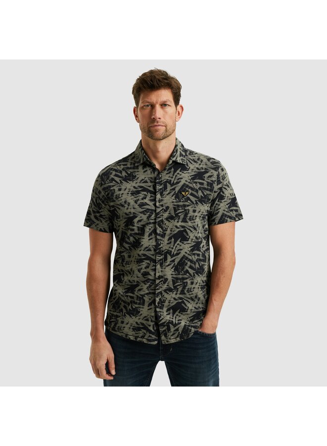 PSIS2505228 5281 PME Legend Short Sleeve Shirt Print on Jersey Pique Salute