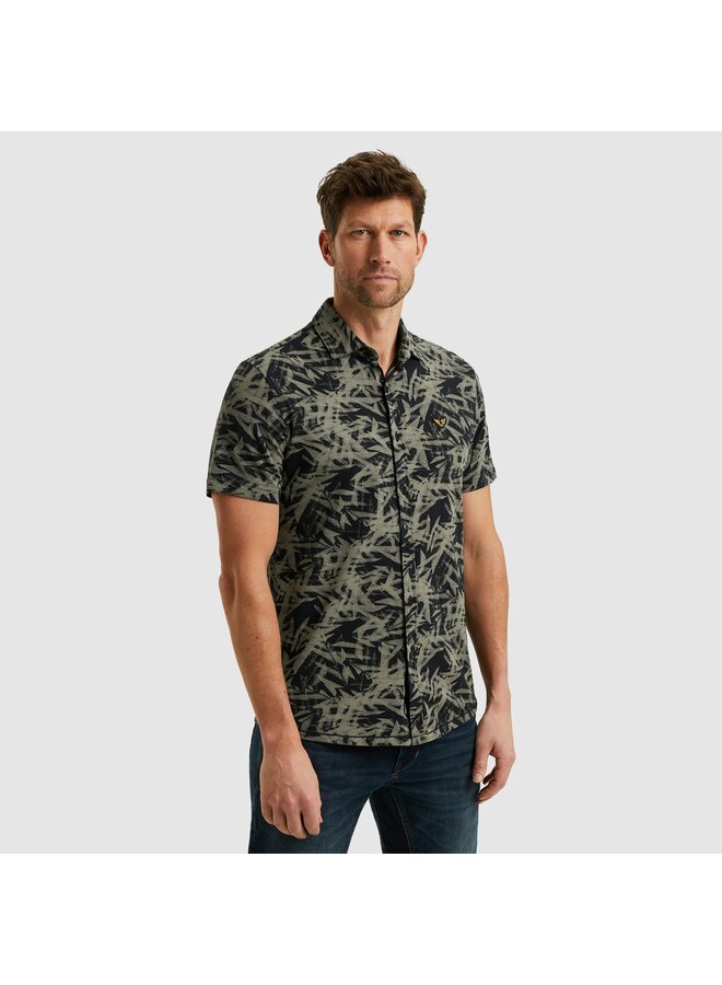 PSIS2505228 5281 PME Legend Short Sleeve Shirt Print on Jersey Pique Salute