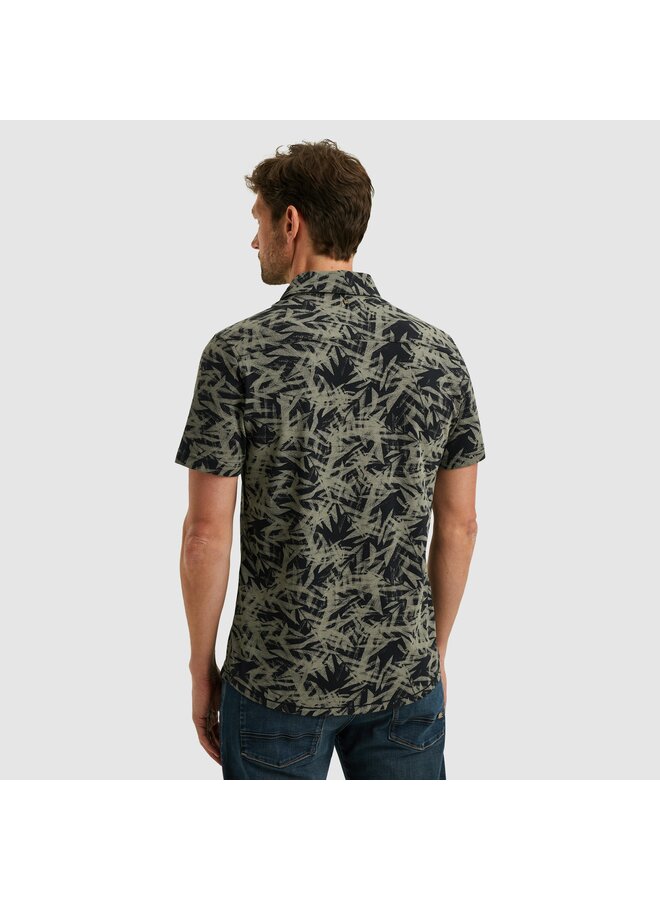 PSIS2505228 5281 PME Legend Short Sleeve Shirt Print on Jersey Pique Salute