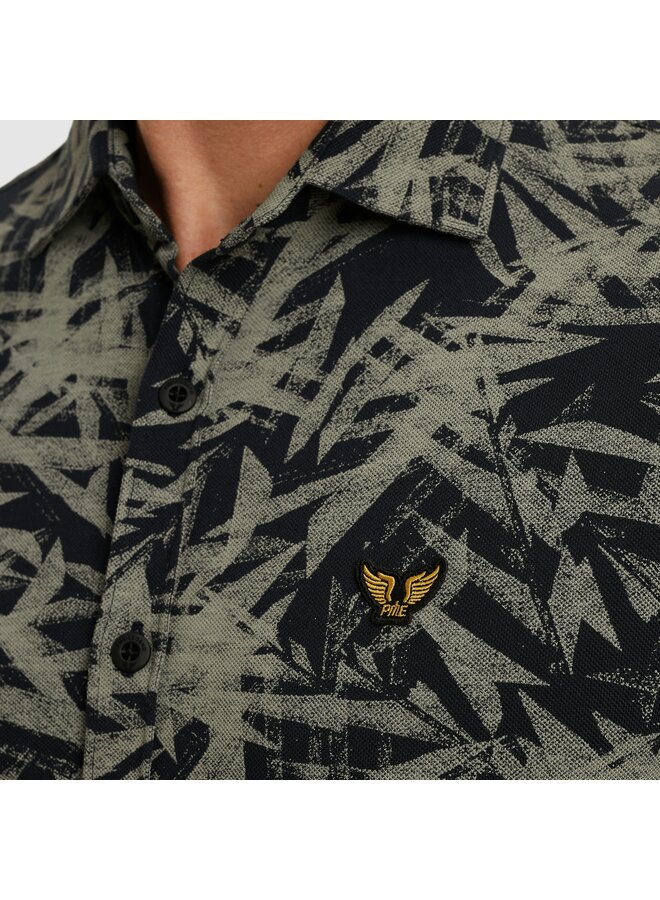 PSIS2505228 5281 PME Legend Short Sleeve Shirt Print on Jersey Pique Salute