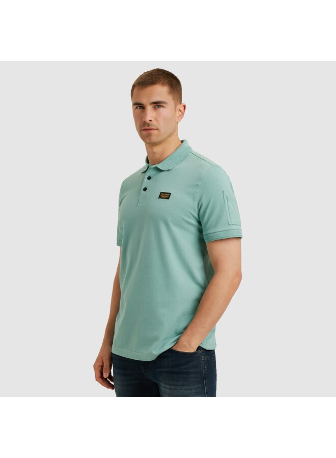 PPSS2505899 5149 PME Legend Short sleeve polo trackway polo Cameo Blue