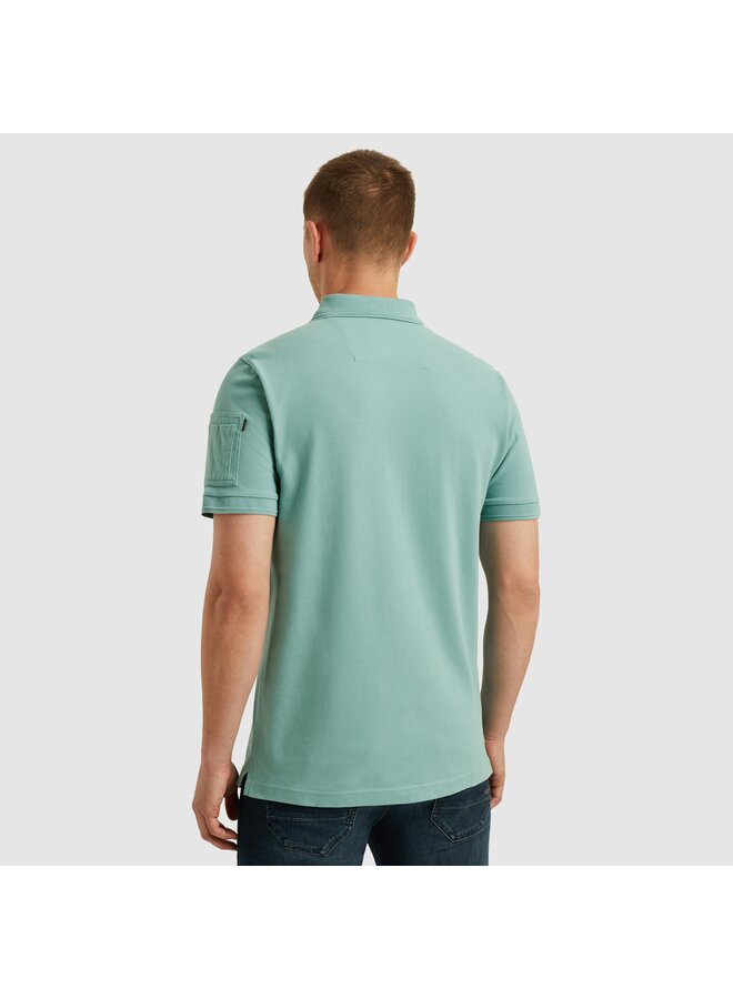 PPSS2505899 5149 PME Legend Short sleeve polo trackway polo Cameo Blue