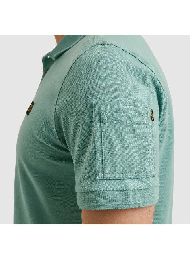PPSS2505899 5149 PME Legend Short sleeve polo trackway polo Cameo Blue