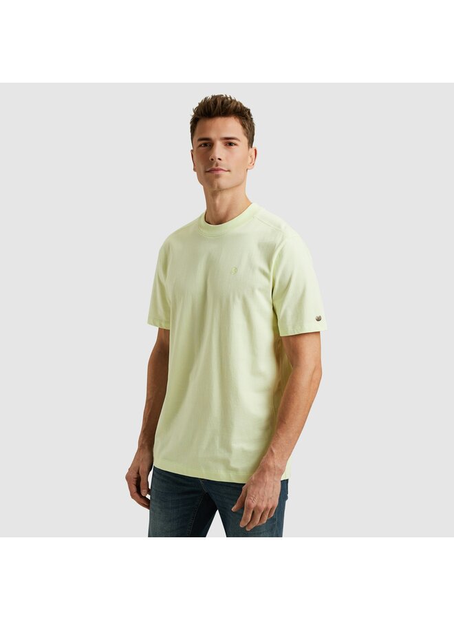 CTSS2505587 6355 Cast Iron Short sleeve r-neck regular fit single jersey Meadow Mist