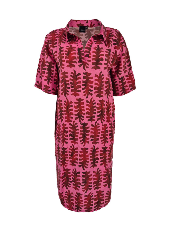 7455 640 Fos Jurk Paulien stamp Fuchsia