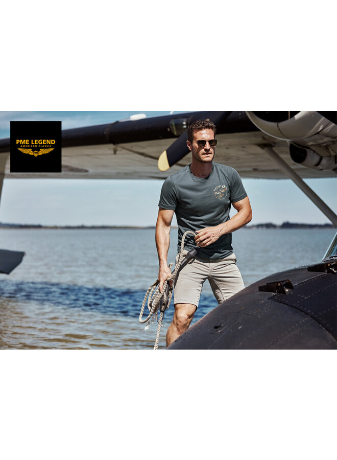 PSH2504663 9091 PME Legend AMERICAN CLASSIC CHINO SHORTS Alloy