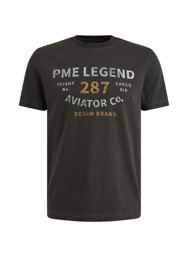PTSS2506552 9140 PME Legend Short sleeve r-neck open end jersey Obsidian