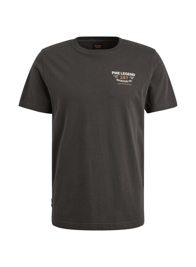 PTSS2506551 9140 PME Legend Short sleeve r-neck single jersey play Obsidian