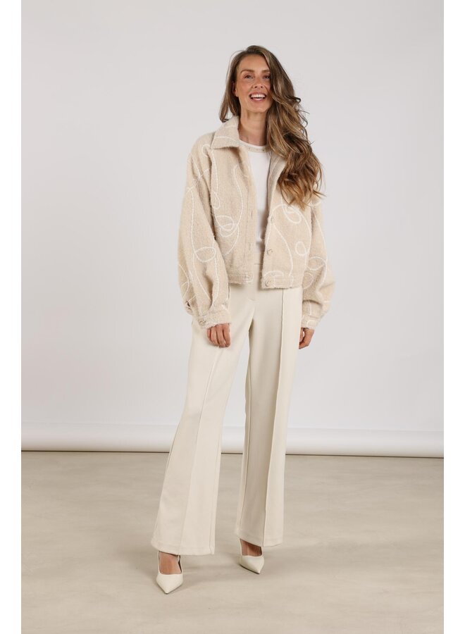 NKS09008 17 Nukus Jill Pants Scuba Off White