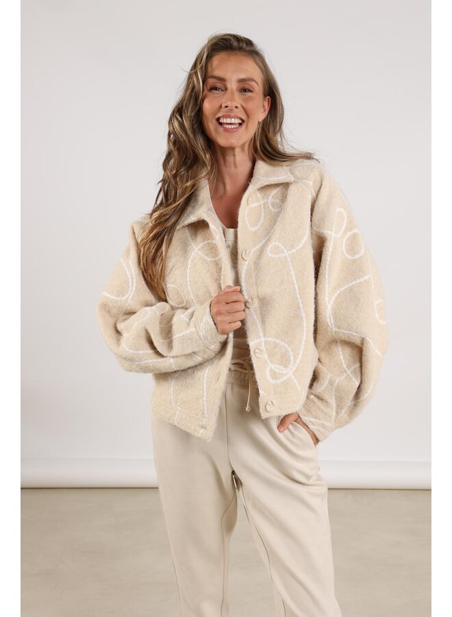 NKF13017 9 Nukus Milou Jacket Sand