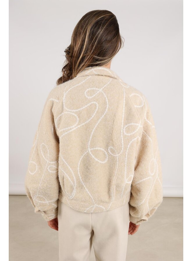 NKF13017 9 Nukus Milou Jacket Sand