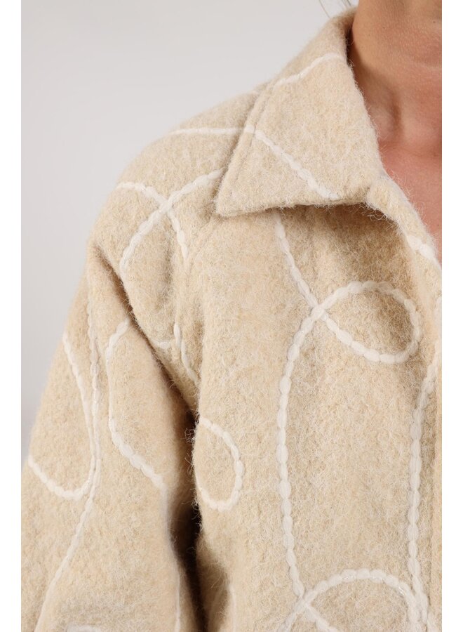 NKF13017 9 Nukus Milou Jacket Sand