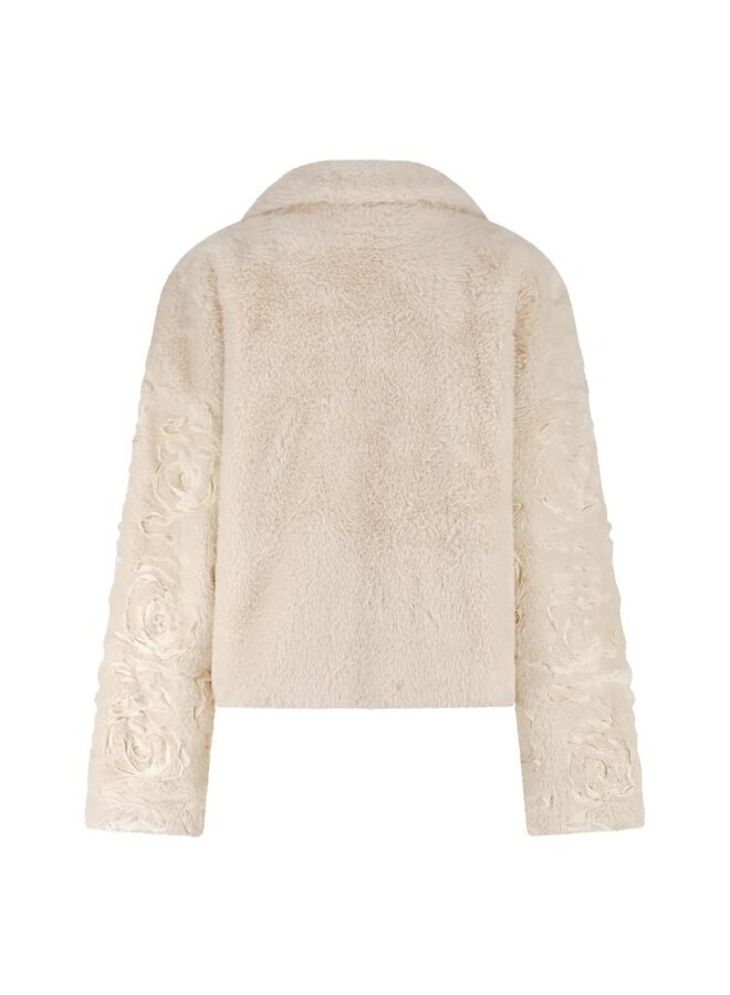 NKF13009 17 Nukus Pleun Jacket Flower Off White