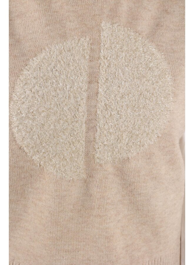 NKF07000 9 Nukus Intarsia Spencer Sand