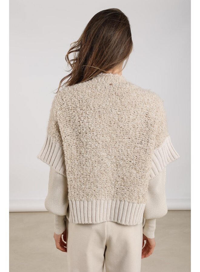 NKF05004 9 Nukus Belle Cardigan Sand