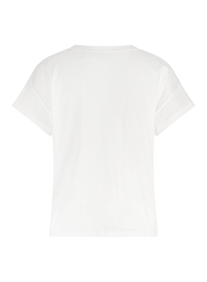 NKF04007 17 Nukus Pearly Shirt Flower Off White
