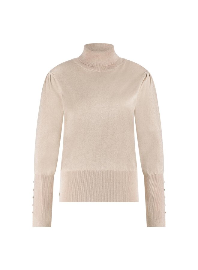NKF03005 266 Nukus Sylvia Pullover Lurex Dusty Pink
