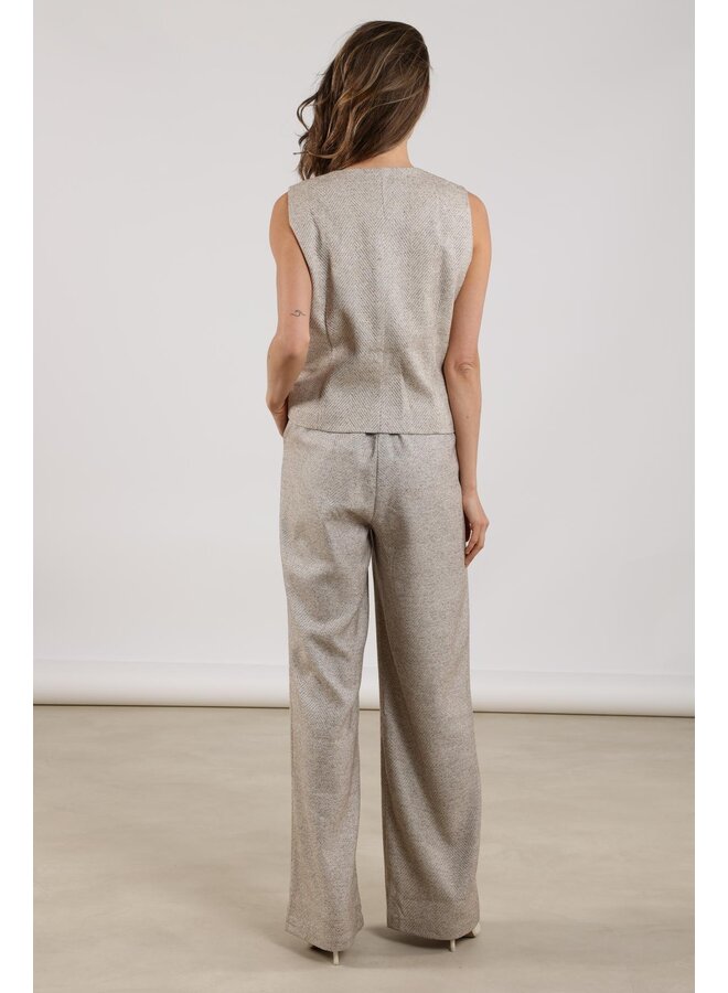 NKF09014 9 Nukus Vera Pants Strass Sand