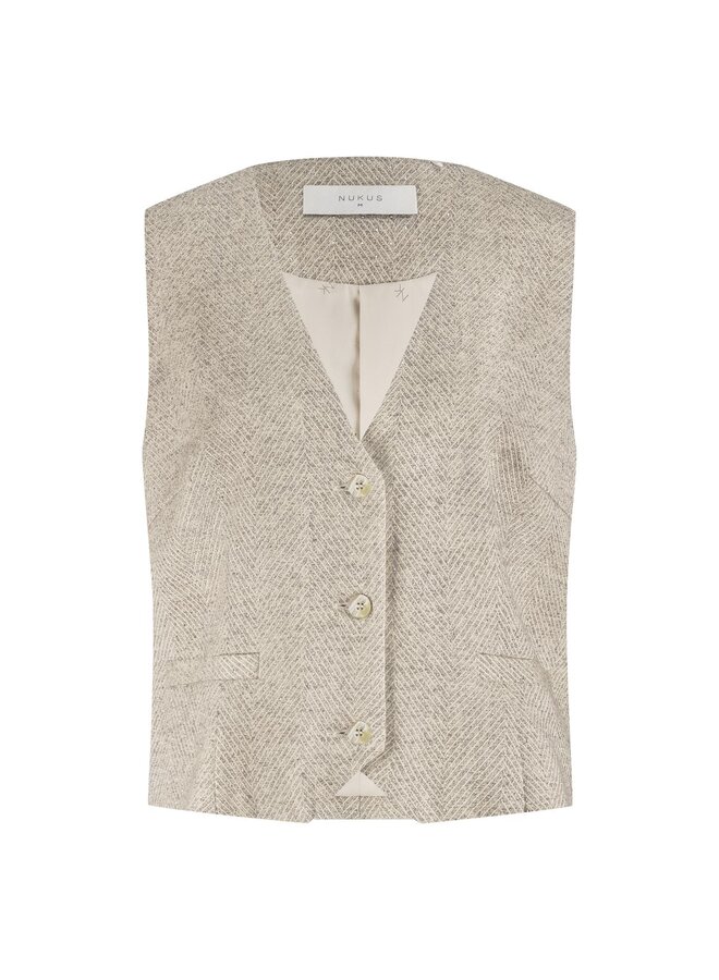 NKF08000 9 Nukus Carrera Gilet Strass Sand