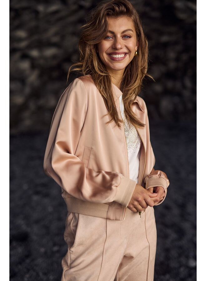 NKF13036 266 Nukus Noa Bomber Dusty Pink