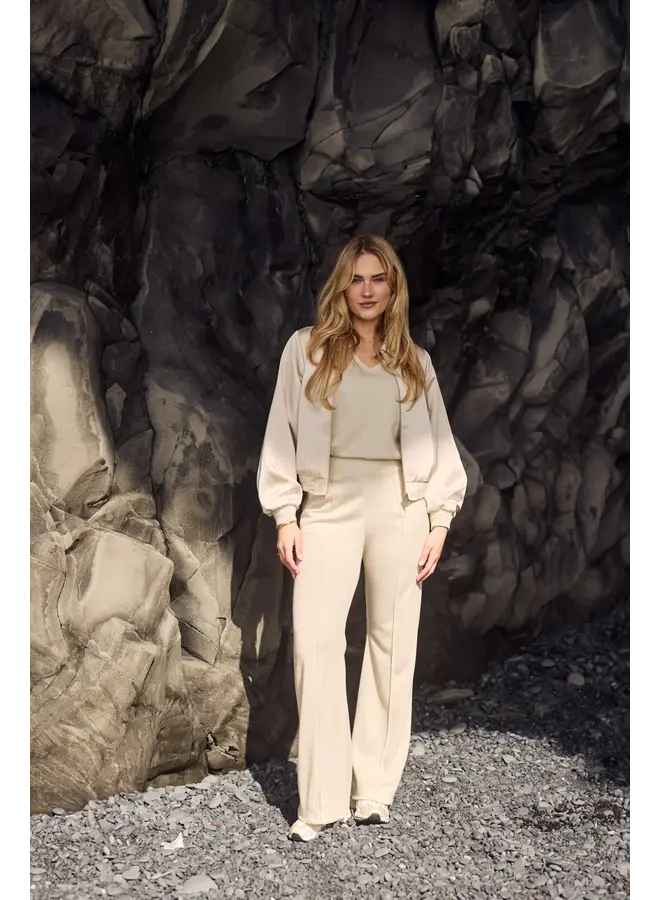 NKS09008 17 Nukus Jill Pants Scuba Off White