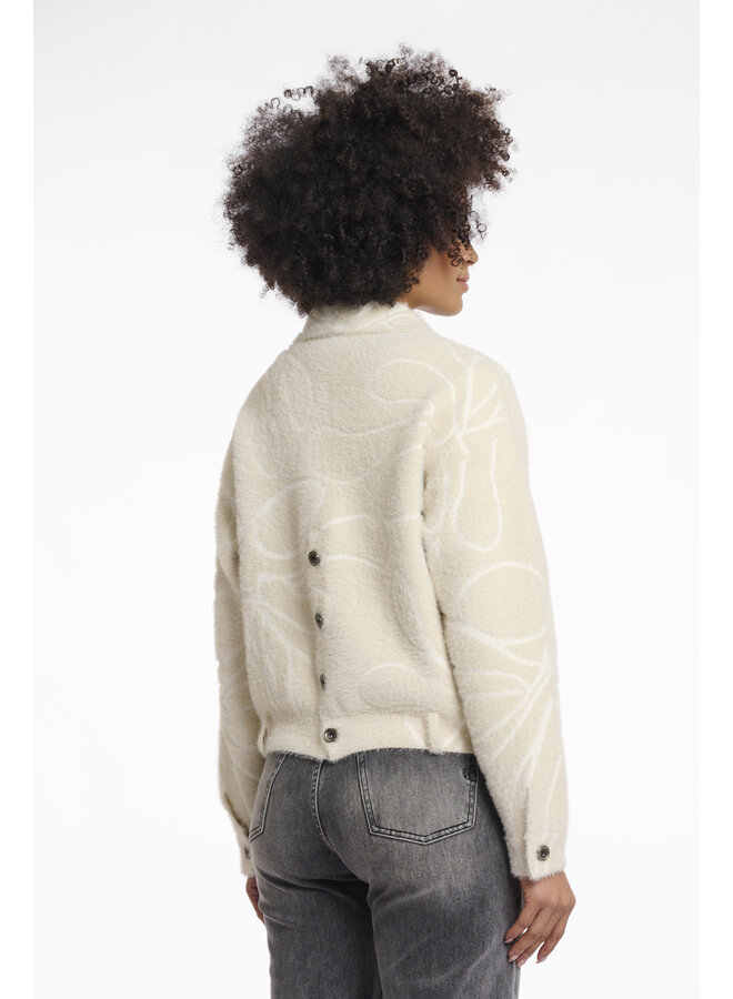 Bubbly.5012511 Rino en Pelle Boxy jacket  Flower doodle