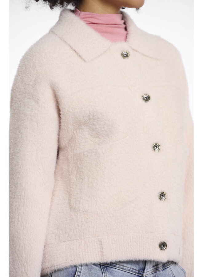 Bubbly.5002511 Rino en Pelle Boxy jacket  Pale