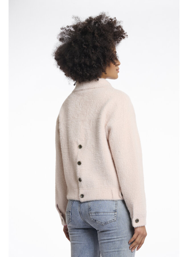 Bubbly.5002511 Rino en Pelle Boxy jacket  Pale
