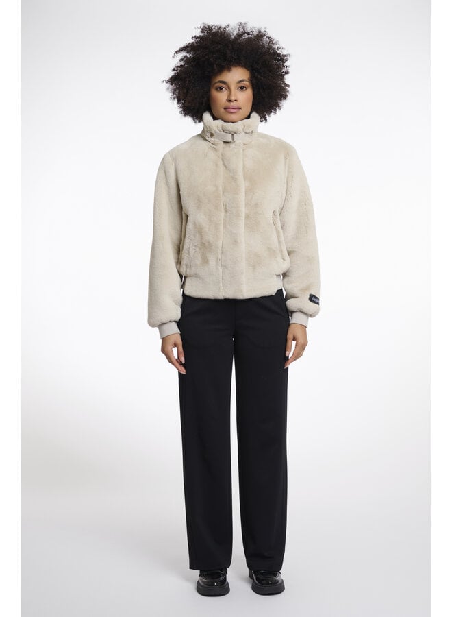 Ambra.7002511 Rino en Pelle Short fake fur jacket  Birch
