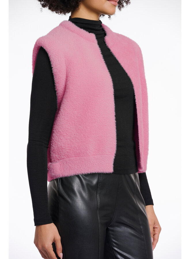 Elona.5002511 Rino en Pelle Short waistcoat  Mauve pink