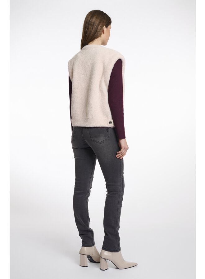Elona.5002511 Rino en Pelle Short waistcoat  Pale