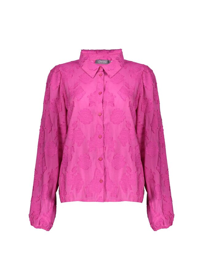 53754-20 420 Geisha Blouse fille coupe pink