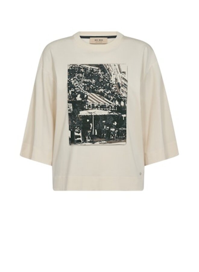 172590 836 Mos Mosh MM Salmo O-3/4 Sleeve Tee Urban Chic