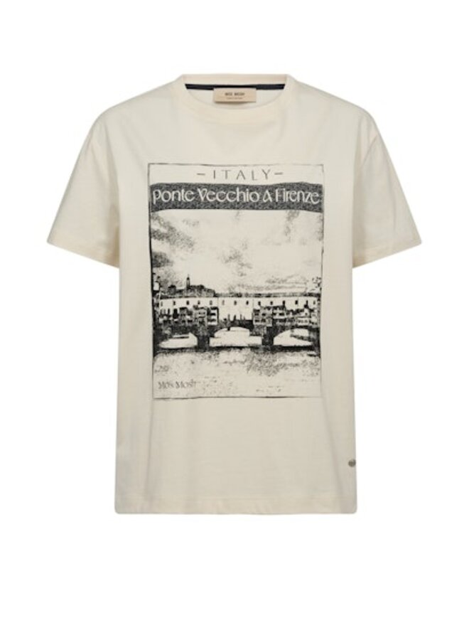 172600 180 Mos Mosh MM Ansie O-SS Tee Ecru