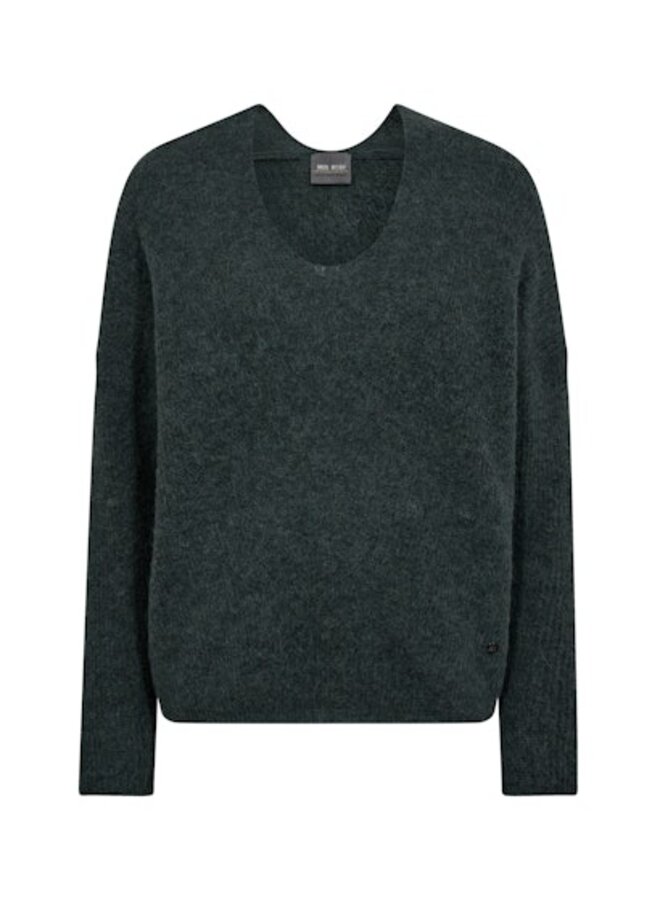 153900 836 MosMosh MM Thora V-Neck Knit Urban Chic