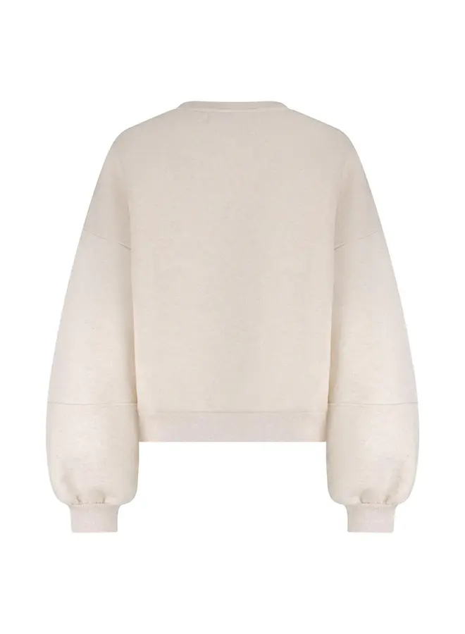 NKF030172 54 Nukus Muse Pullover Sand Melange