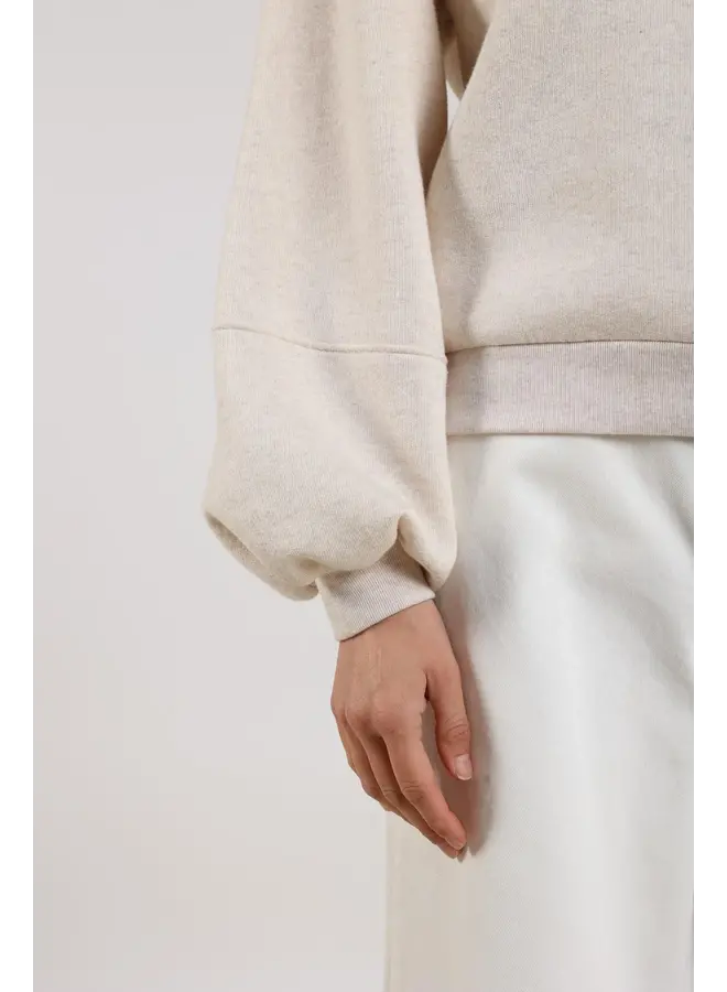 NKF030172 54 Nukus Muse Pullover Sand Melange