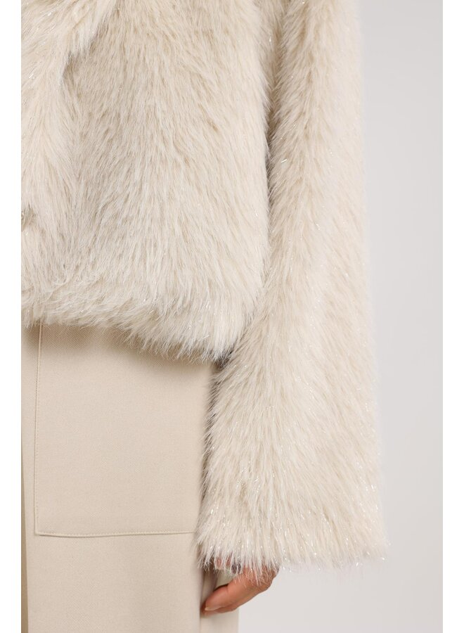 NKF13071 208 Nukus Pleun Jacket Offwhite/Silver