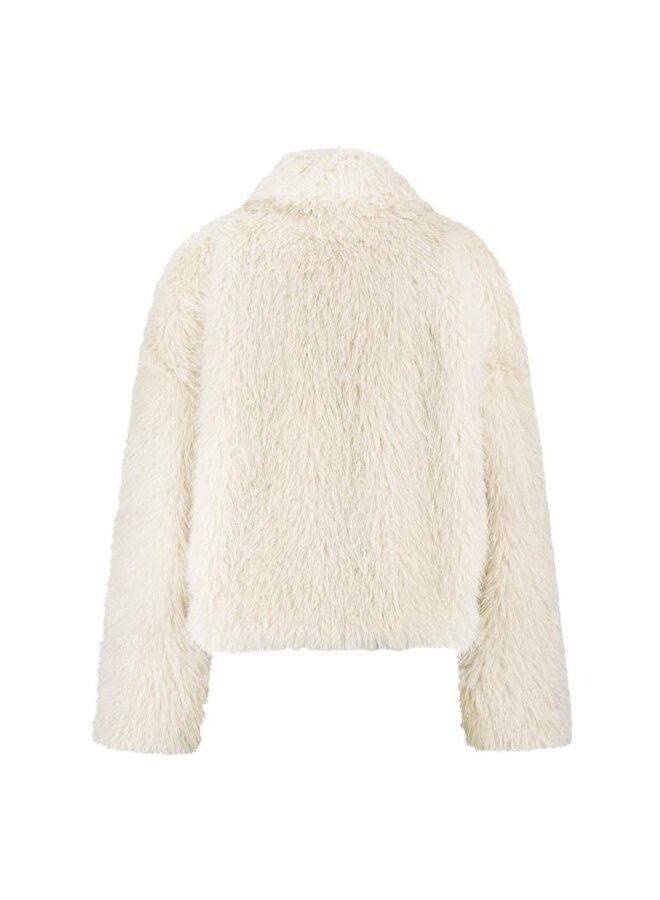 NKF13071 208 Nukus Pleun Jacket Offwhite/Silver