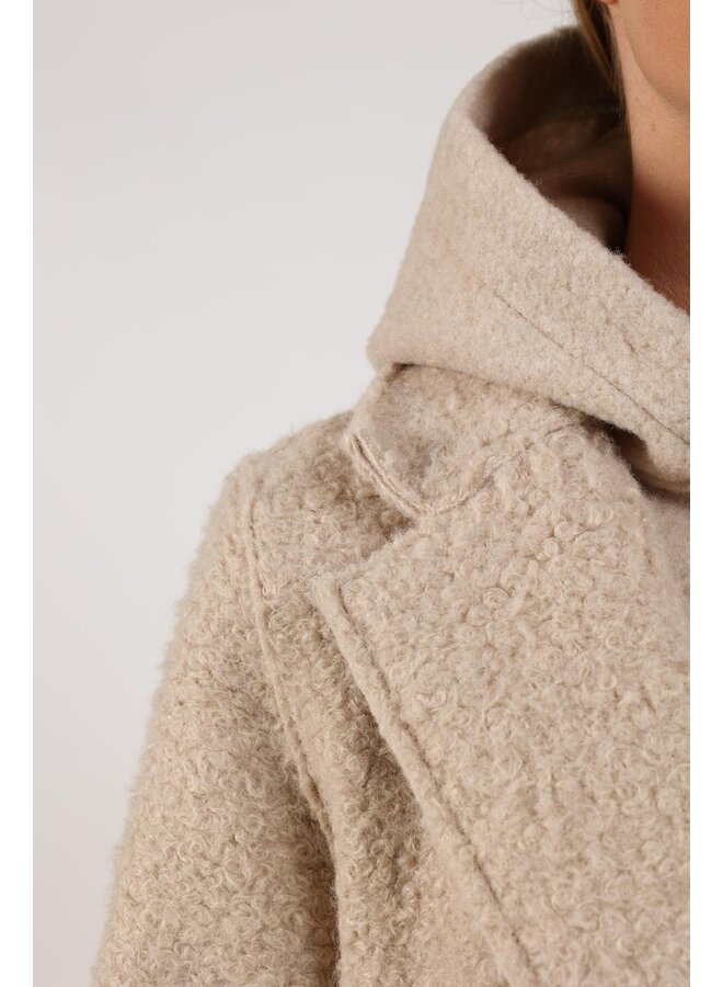 NKF12003 9 Nukus Inna Jacket Boucle Sand