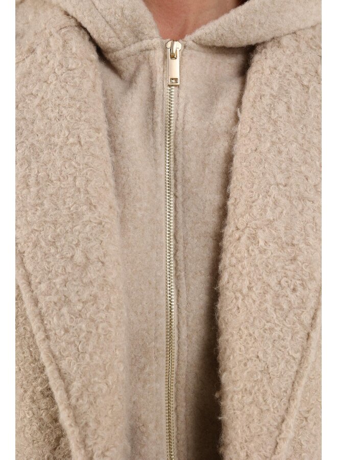 NKF12003 9 Nukus Inna Jacket Boucle Sand